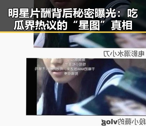 明星片酬背后秘密曝光：吃瓜界热议的“星图”真相