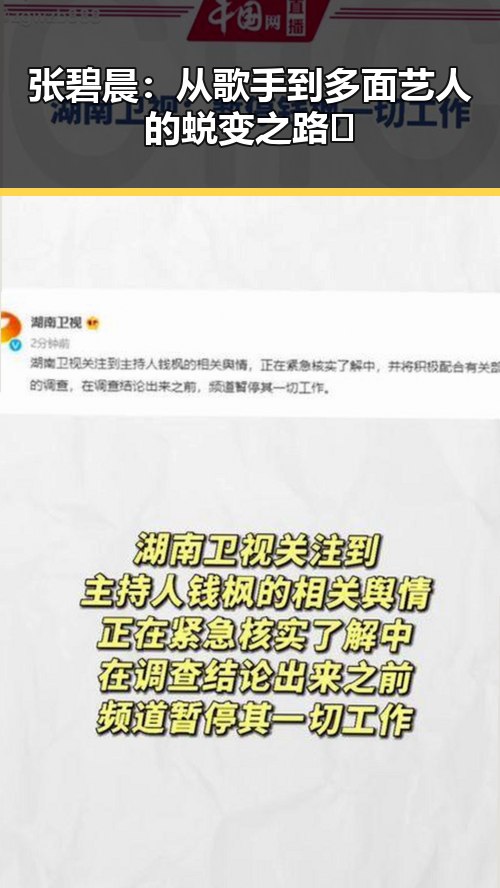 张碧晨：从歌手到多面艺人的蜕变之路✨